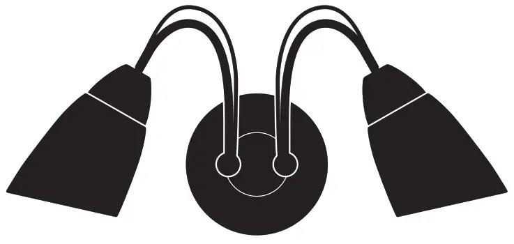 Johan Lewis Mizar 2lt Wall Fitting - wall fitting