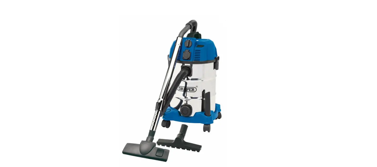 Draper 20529 1600w 230v 30l Wet & Dry Vacuum Cleaner + Power Tool Socket Instruction Manual