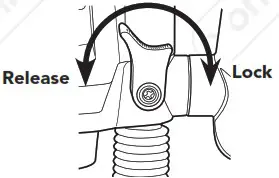 VonHaus 3500019 1600W Heavy Duty Router - ADJUSTING THE CUTTING DEPTH 3