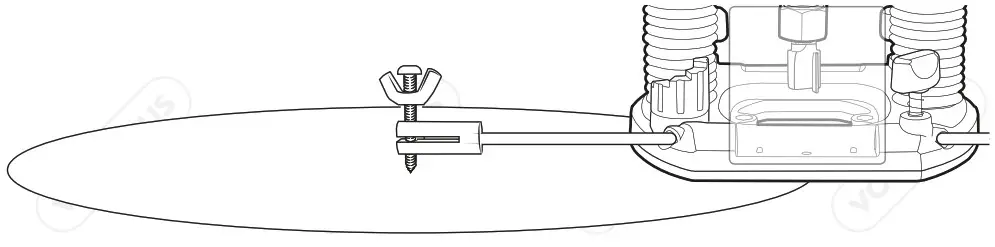 VonHaus 3500019 1600W Heavy Duty Router - CIRCULAR CUTTING