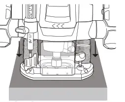 VonHaus 3500019 1600W Heavy Duty Router - MAKING A CUT 3