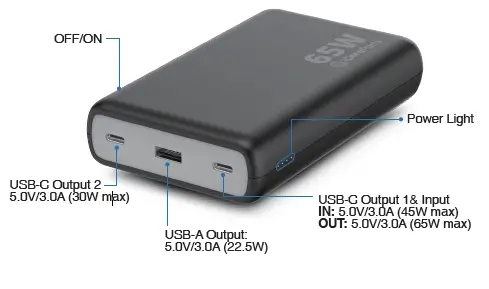 CoreParts-BEB22UF-Power-Bank-fig-1