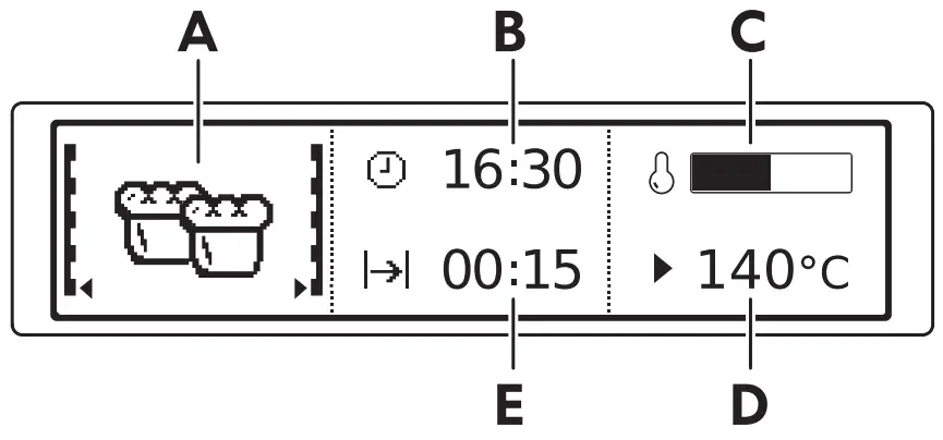 IKEA Finsmakare Convection Oven Steamer Pyrolysis Black - Display