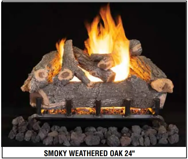 IHP DUALBURNEROD24N Vented Gas Log and Burner Set- fig2