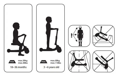 COSTWAY TY328062 Kids Kick Scooter - Maintenance