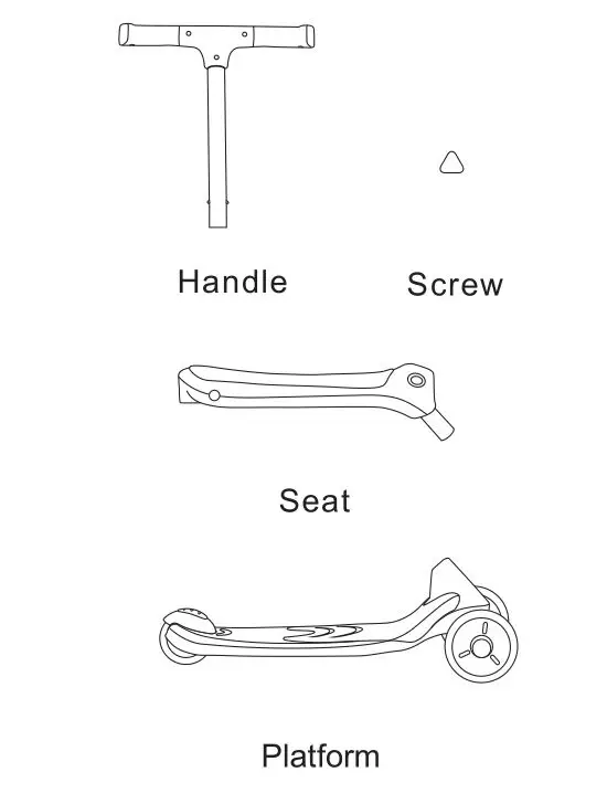 COSTWAY TY328062 Kids Kick Scooter - Parts 2