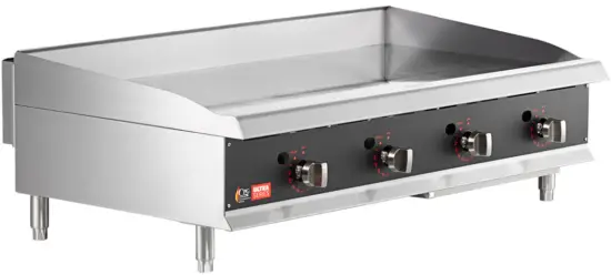 351GTUCPG48 Gas Countertop Chrome Plated Griddles with Thermostatic Controls