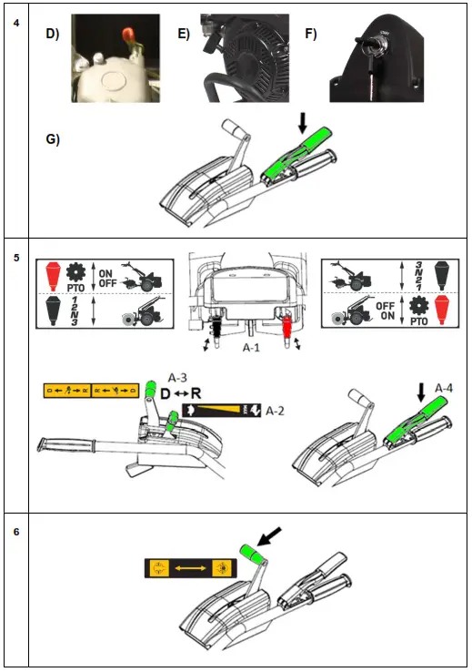 Rear Tiller Pro Trac 1350BE-3
