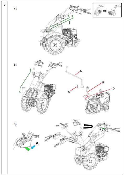 Rear Tiller Pro Trac 1350BE-4