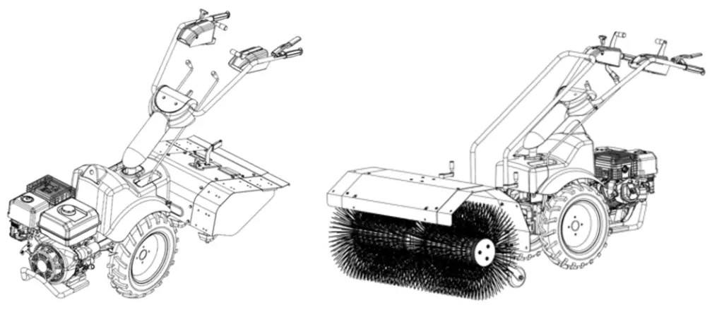 Rear Tiller Pro Trac 1350BE