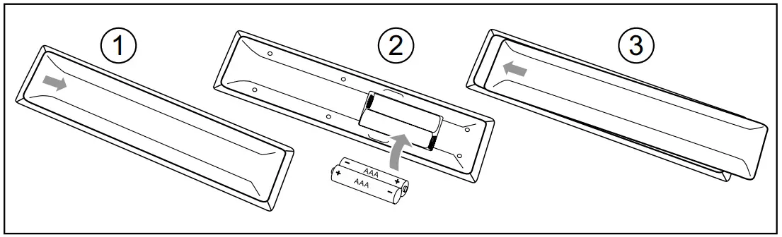 Replace the Remote Control Battery