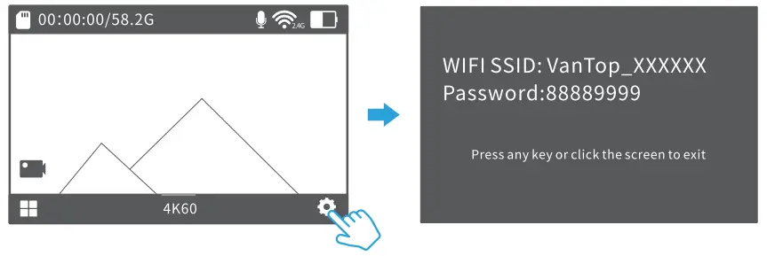 VanTop Moment 4s 4K Sports Action Camera - 38