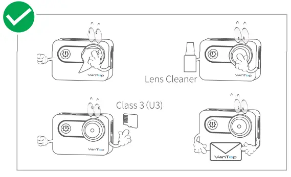 VanTop Moment 4s 4K Sports Action Camera - 40