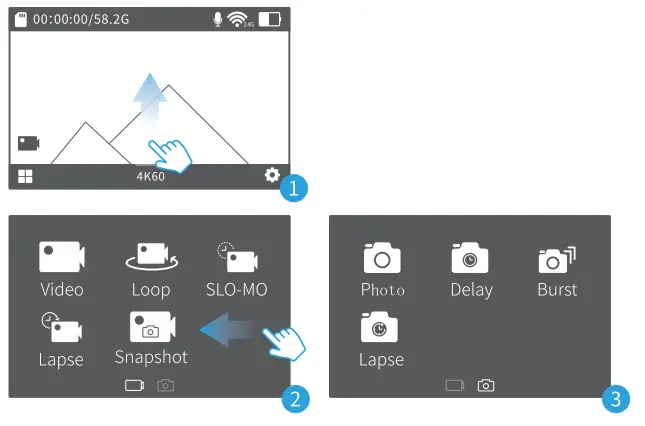 VanTop Moment 4s 4K Sports Action Camera - 8