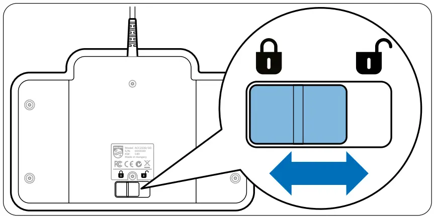 Foot control ACC2330