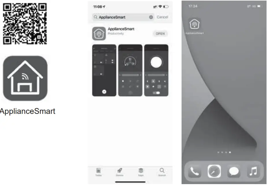 Scolii SF001 Ceiling Fan - app