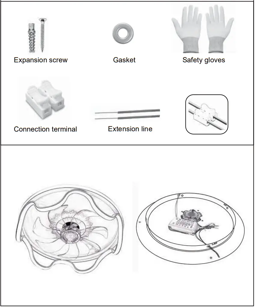 Scolii SF001 Ceiling Fan - fig
