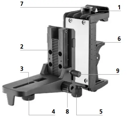 Laserliner-UMAREX-CrossGrip-Pro-Versatile-Clamp-and-Wall-Bracket-fig1