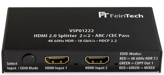 FeinTech-VSP01222-HDMI-2.0-ARC-or-CEC-Pass-Splitter-2×2-product