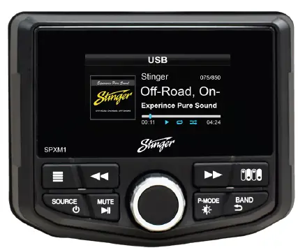 Stinger SPXM1 Powersports and Marine Media Player