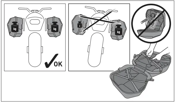 SW-MOTECH BC.HTA.11.743.30000B URBAN ABS Side Case System for Motorcycle 11