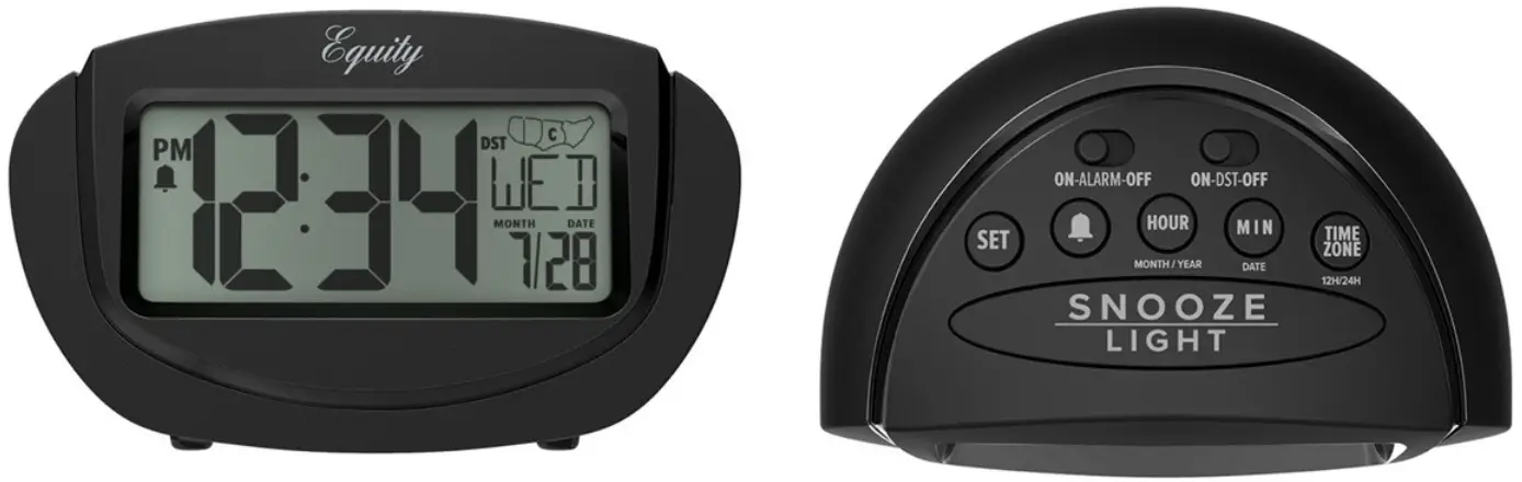 Equity 31022V2 1 Inch Insta Set Digital Alarm Clock