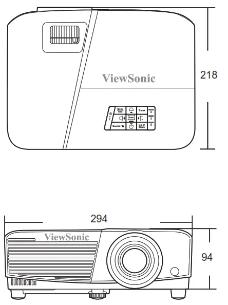 ViewSonic PG603X 3800 Lumens XGA Business Projector - fig1