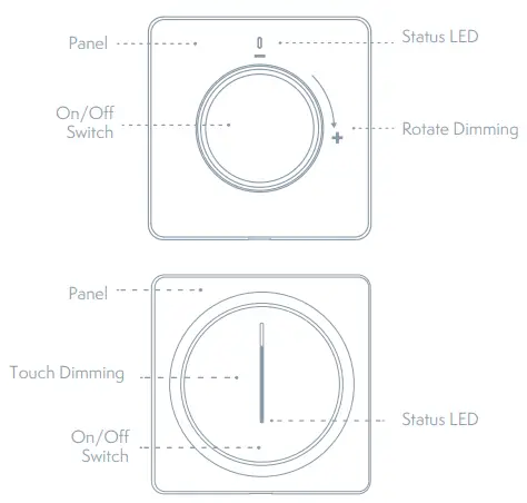 TESLA TSL-SWI-DIMMER Smart Switch Dimmer Touch-fig2