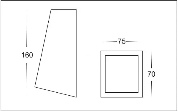 HAVIT HV3602T-BLK Taper Wall Light 2