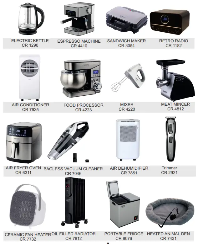 camry CR 3175 Electronic Kitchen Scale - fig 1