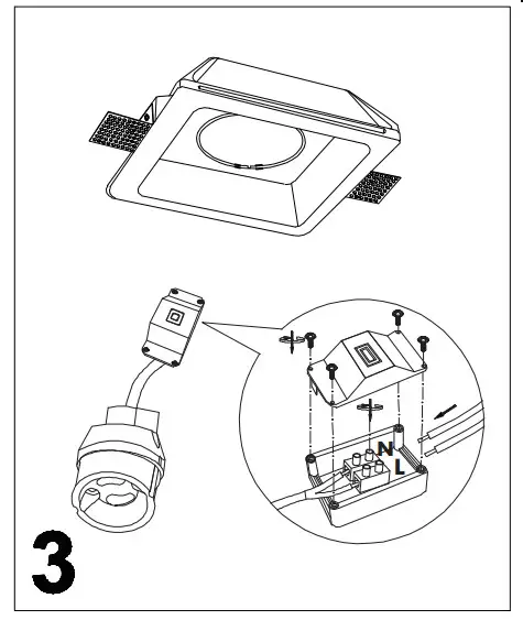 QAZQA 102698 Gypsy Stucco SL Ceiling Light - Figure 3