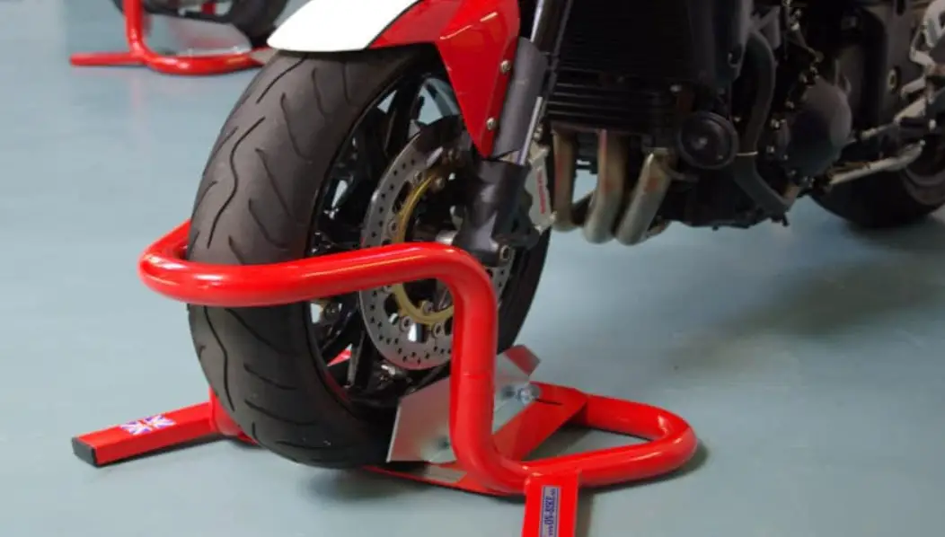 Wiltec 51266 Motorcycle Front Wheel Chock User Manual