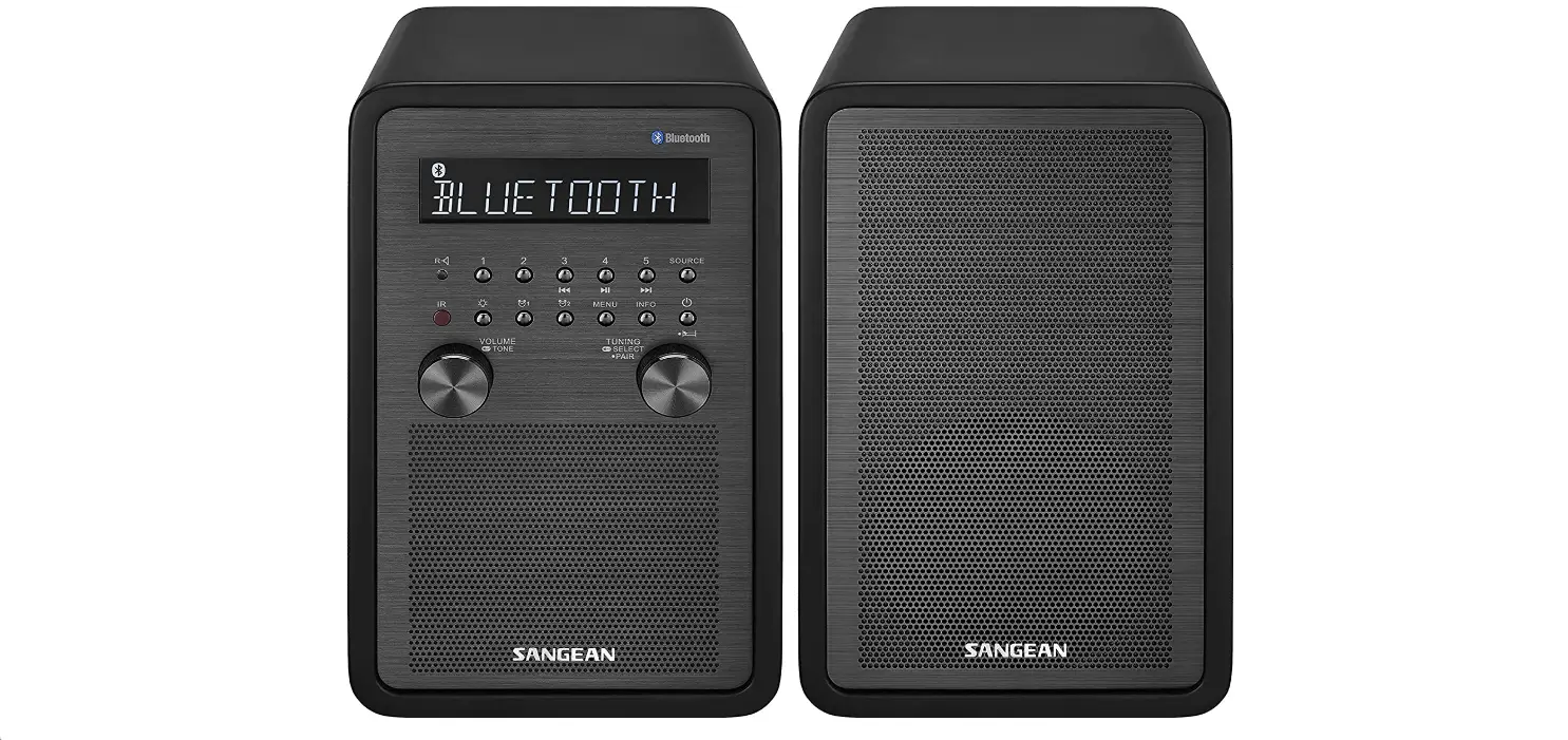 Sangean Wr-50p Fm-rbds/am/bluetooth Wood Cabinet Table-user Manual
