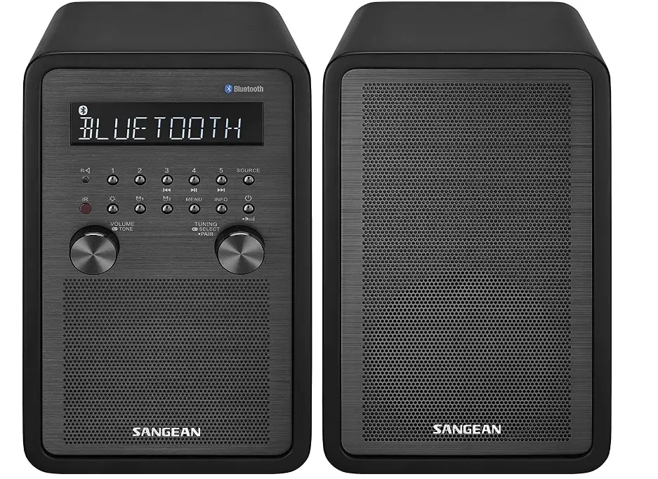 Sangean-WR-50P-FM-RBDS-AM-Bluetooth-Wood-Cabinet-Table-IMAGE