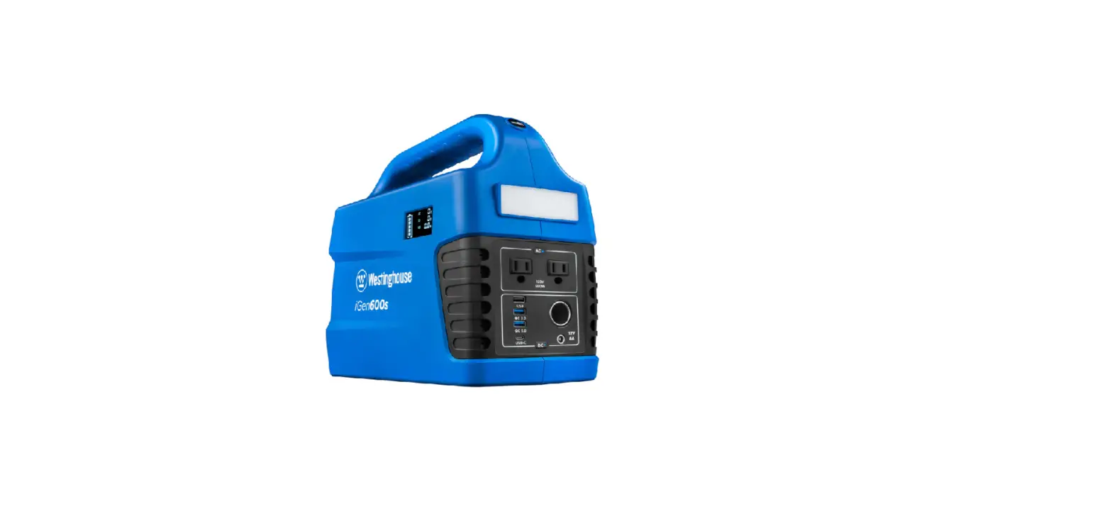 Westinghouse Igen600s Portable Power Station User Manual Westinghouse Igen600s Portable Power Station User Manual