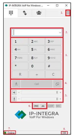FREUND IP INTEGRA VoIP for Windows