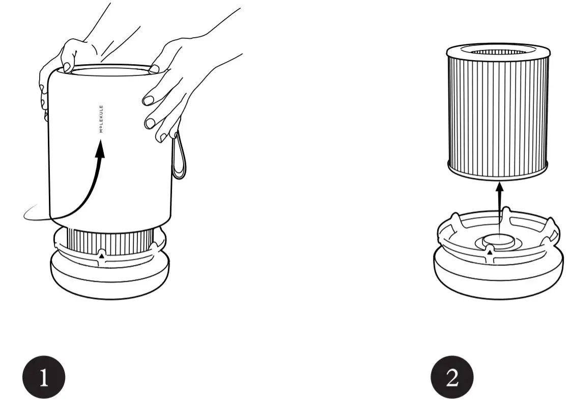 Molekule Air Mini - replace the PECO-Filter1