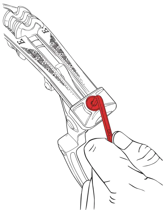 AXIS PK123 BOW EK Archery - Weight Adjustment