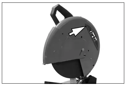 Clarke CCO14D 355MM Abrasive Cut-Off Saw - 9