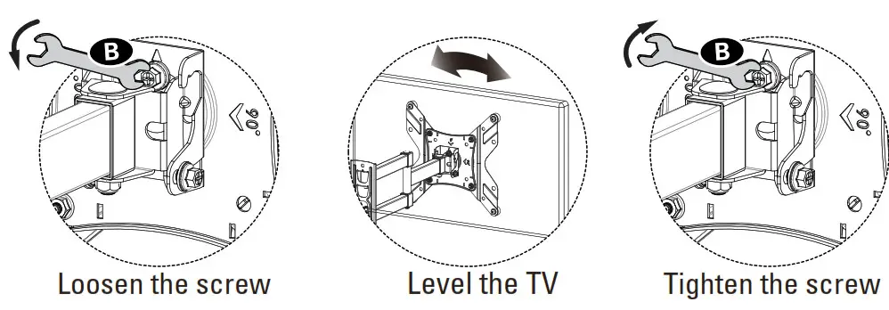 MOUNTUP MU0029 Mount - Leveling adjustment