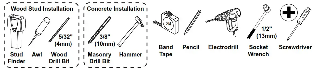 MOUNTUP MU0029 Mount - Tools