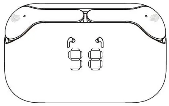 Kvance Technology BTW98 Wireless Earphone - Cover