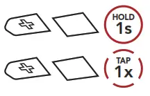 SENA SRL EXT Motorcycle MESH and Bluetooth Communication System- Antennga