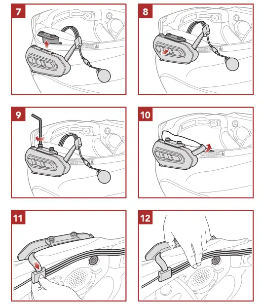 SENA SRL EXT Motorcycle MESH and Bluetooth Communication System- NXR 1