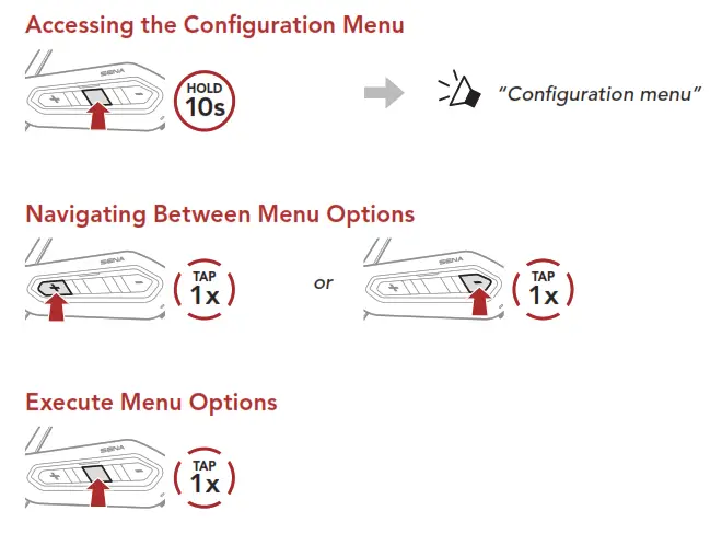 SENA SRL EXT Motorcycle MESH and Bluetooth Communication System- Navigating