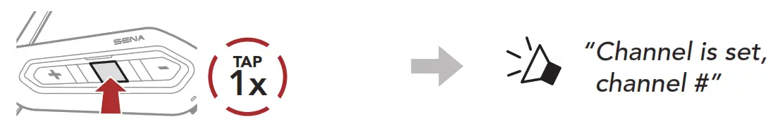 SENA SRL EXT Motorcycle MESH and Bluetooth Communication System- button11