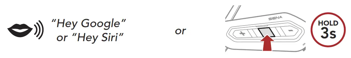 SENA SRL EXT Motorcycle MESH and Bluetooth Communication System- button6