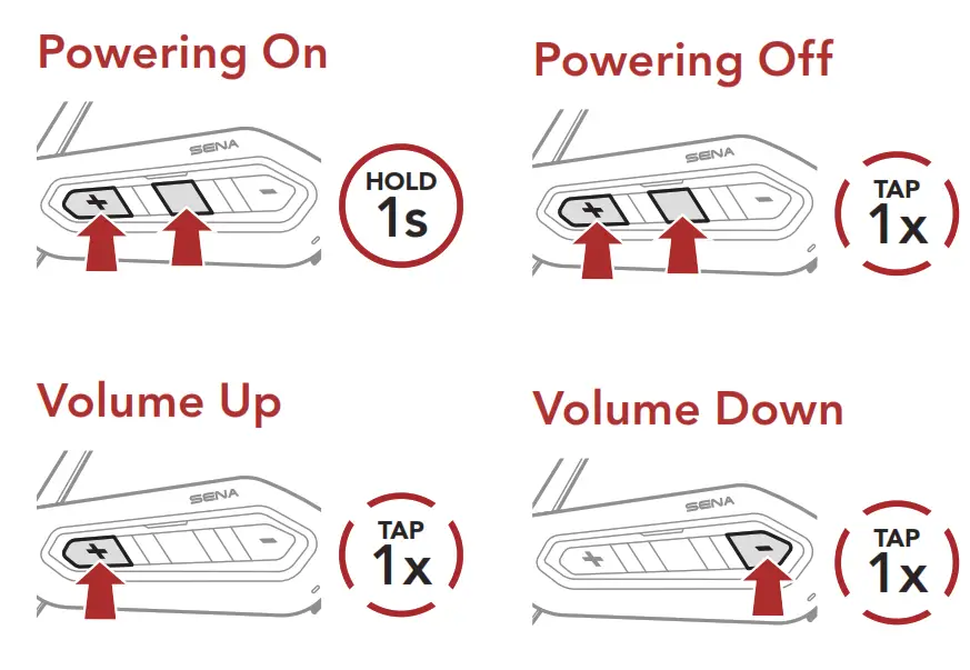 SENA SRL EXT Motorcycle MESH and Bluetooth Communication System- fig7