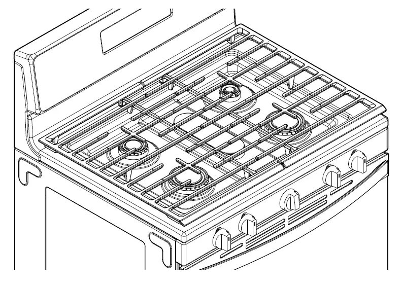 Whirlpool WFG505M0MS 5-Burner Freestanding Gas Range 6