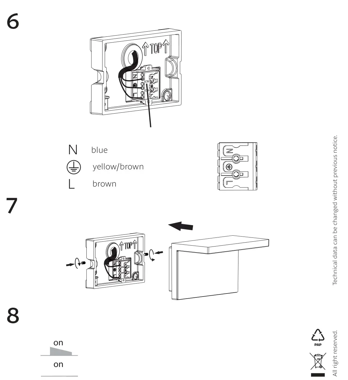 panlux PN42300005 NATURA N LED Wall Garden Lamp - Figure 6,7,8